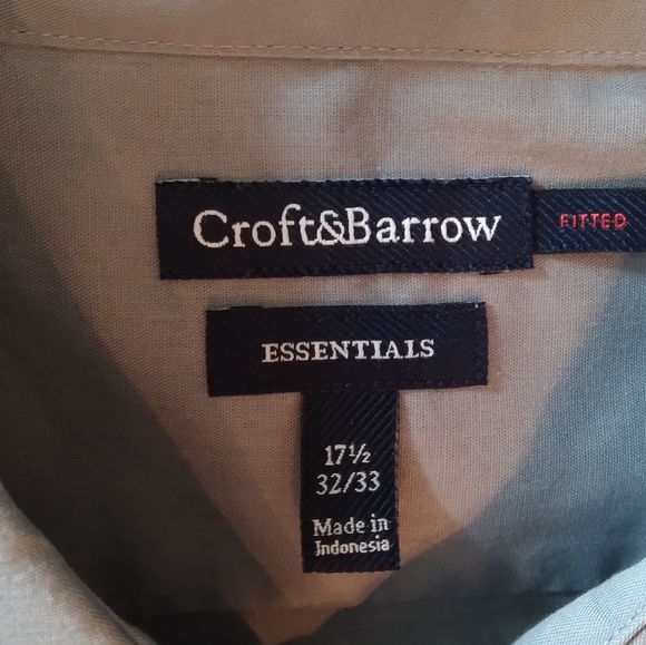 Croft & Barrow Dress shirt 17.5 - Picture 5 of 11